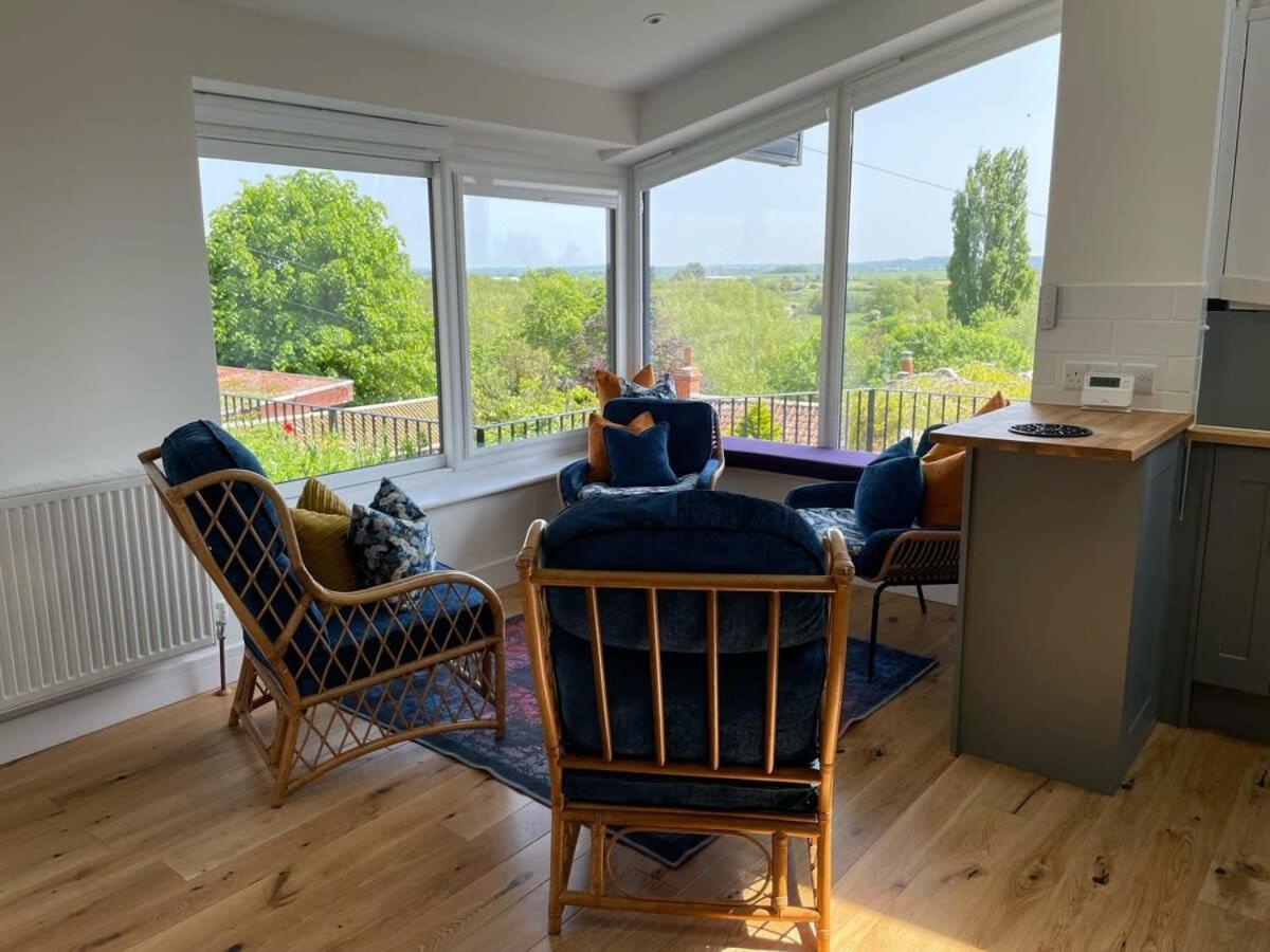 Villa Stunning Hillside House Langport Esterno foto
