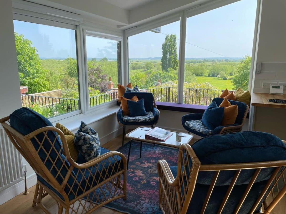 Villa Stunning Hillside House Langport Esterno foto