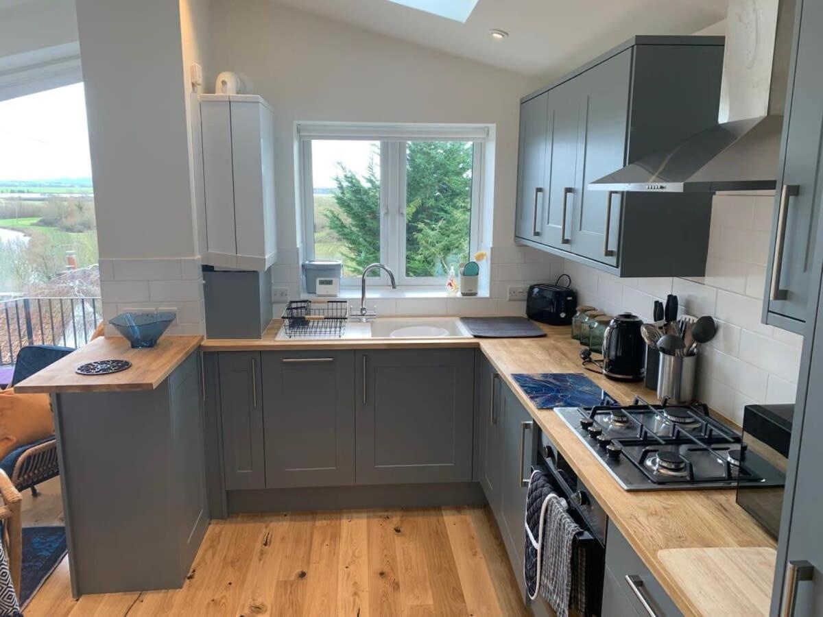 Villa Stunning Hillside House Langport Esterno foto