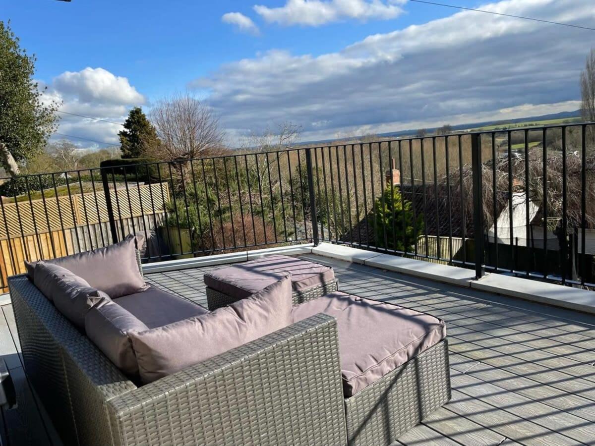 Villa Stunning Hillside House Langport Esterno foto