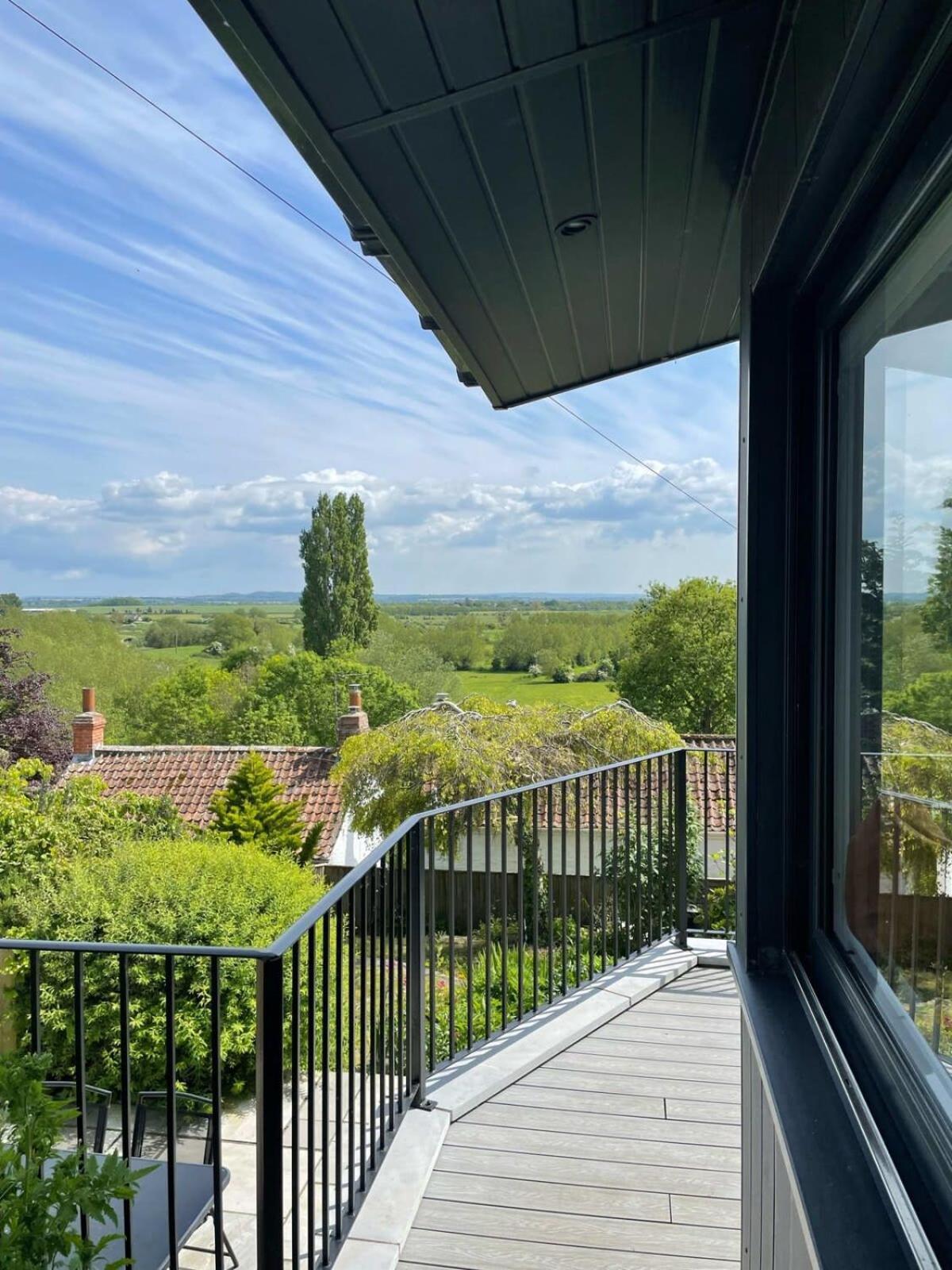 Villa Stunning Hillside House Langport Esterno foto